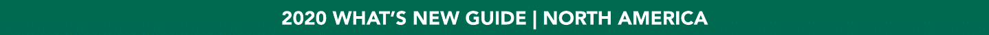 2020 WHAT S NEW GUIDE   NORTH AMERICA