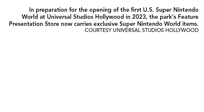 In preparation for the opening of the first U S  Super Nintendo World at Universal Studios Hollywood in 2023, the par   