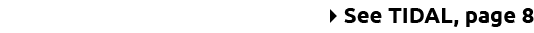 4See TIDAL, page 8