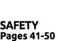 SAFETY Pages 41 50