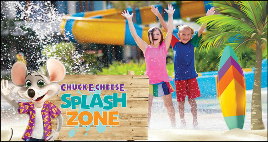 Chuck E. Cheese branded area coming soon within the New California Dreamin' Water Park in Sacramento, CA.