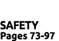SAFETY Pages 73 97