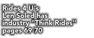 Rides 4 U's Len Soled has industry \“Think Rides\" pages 69 70
