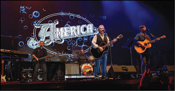 America performs at the Big E Arena during the Big E at the Eastern States Exposition grounds in West Springfield, Massachusetts on Sunday, September 22, 2024. Photo by Christopher Evans