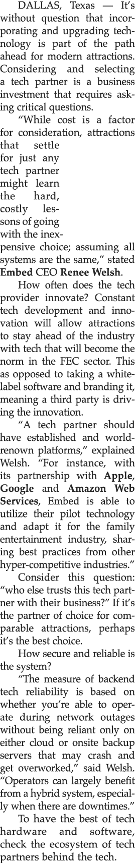 DALLAS, Texas — It’s without question that incorporating and upgrading technology is part of the path ahead for moder...