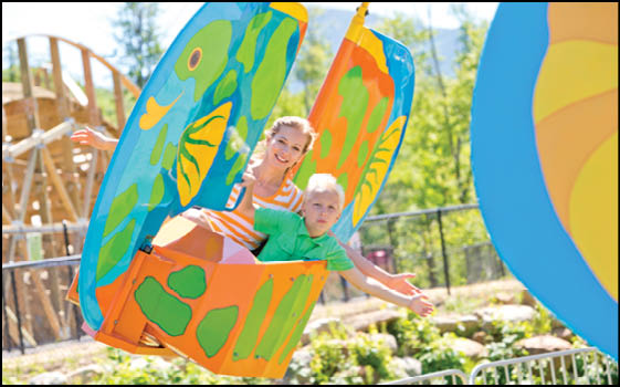 Family Amusement Park, action and thrill ride Photography for Palace Entertainment Amusment Parks and Water Parks