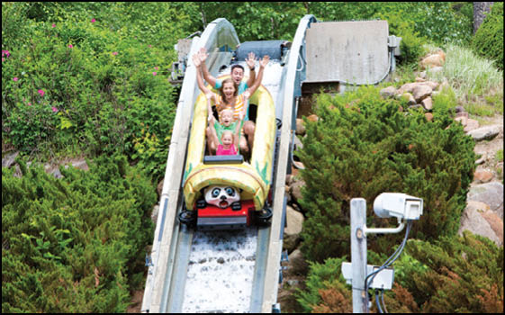 photography fopr Palace entertainment of lifestyle, thrill rides, action, amusement park, sea life park, water parks