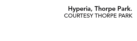 Hyperia, Thorpe Park. Courtesy Thorpe Park