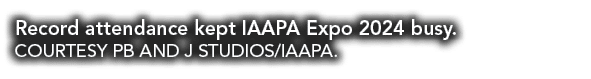 Record attendance kept IAAPA Expo 2024 busy. COURTESY PB and J Studios/IAAPA.