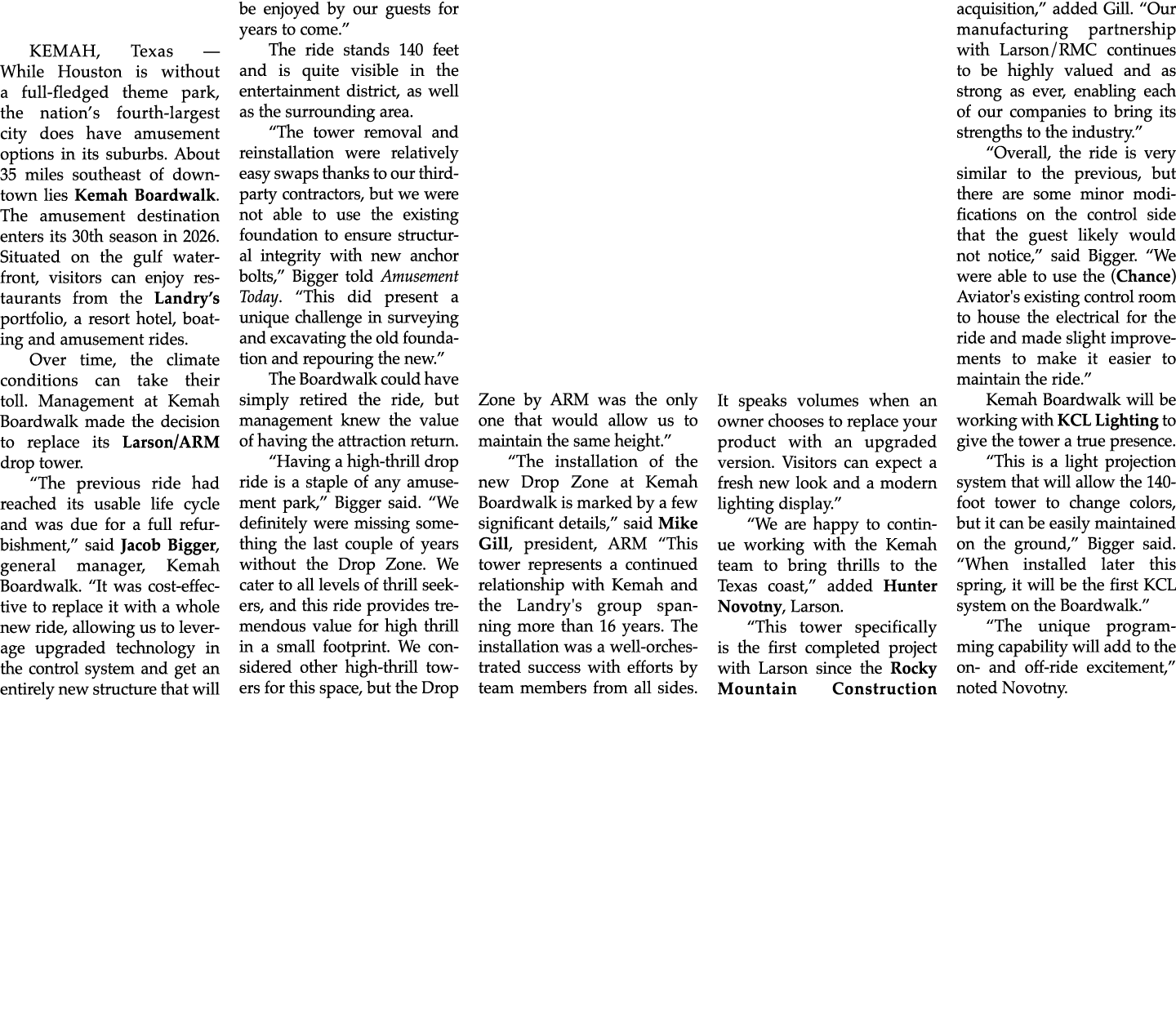 KEMAH, Texas — While Houston is without a full fledged theme park, the nation’s fourth largest city does have amuseme...