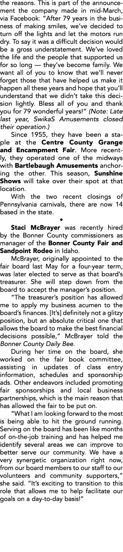 the reasons. This is part of the announcement the company made in mid March, via Facebook: “After 79 years in the bus...