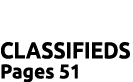 CLASSIFIEDS Pages 51