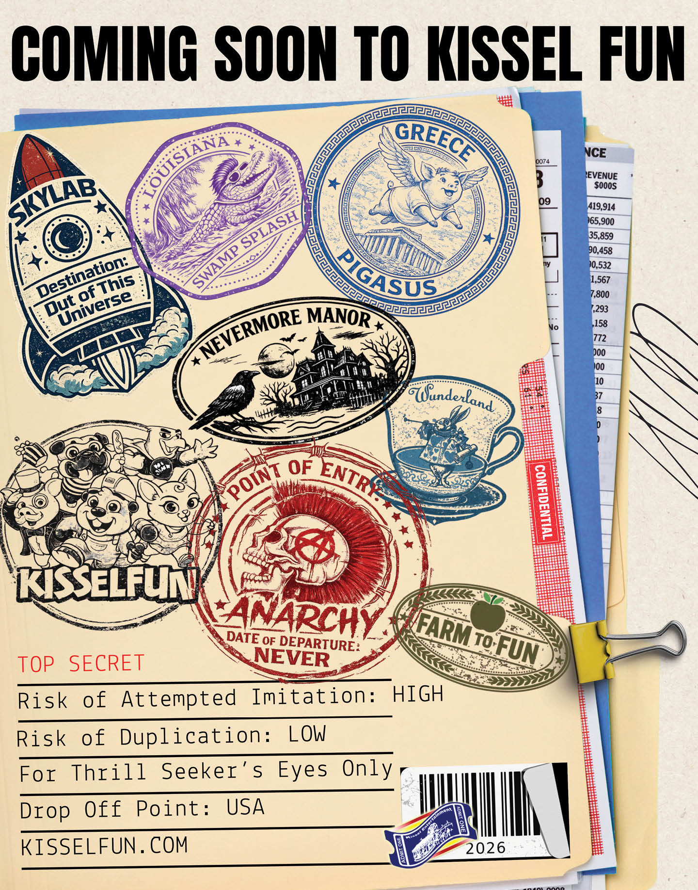 A yellow stapler is attached to a piece of paper. Description generated by AI