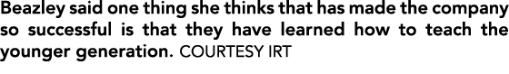 Beazley said one thing she thinks that has made the company so successful is that they have learned how to teach the ...