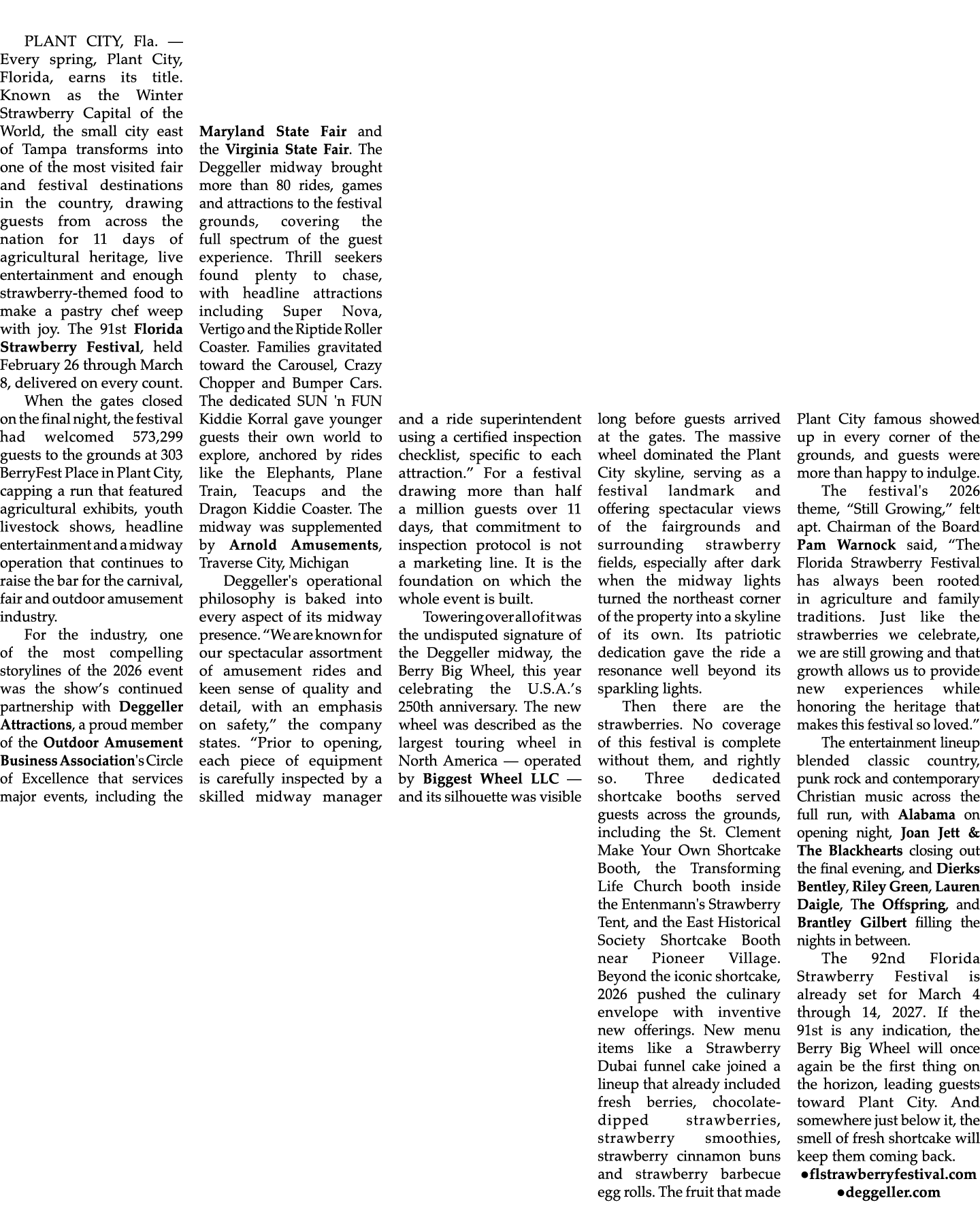 PLANT CITY, Fla. — Every spring, Plant City, Florida, earns its title. Known as the Winter Strawberry Capital of the ...