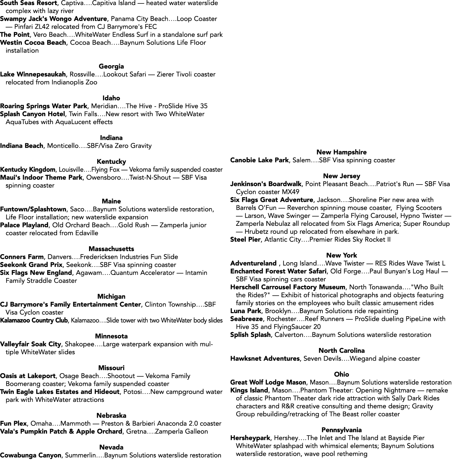 South Seas Resort, Captiva….Capitiva Island — heated water waterslide complex with lazy river Swampy Jack's Wongo Adv...