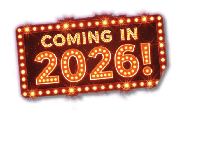 A sign that says “Coming in 2026!" Description generated by AI