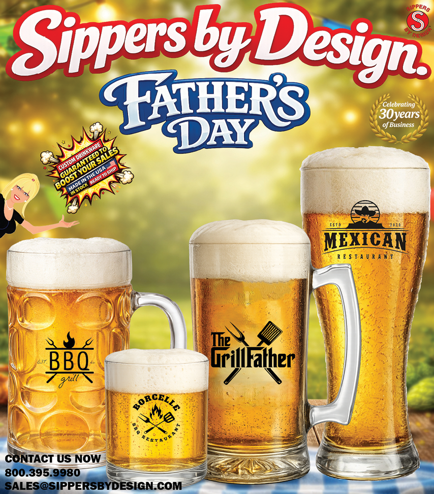 Three beer glasses with foam on top. Description generated by AI