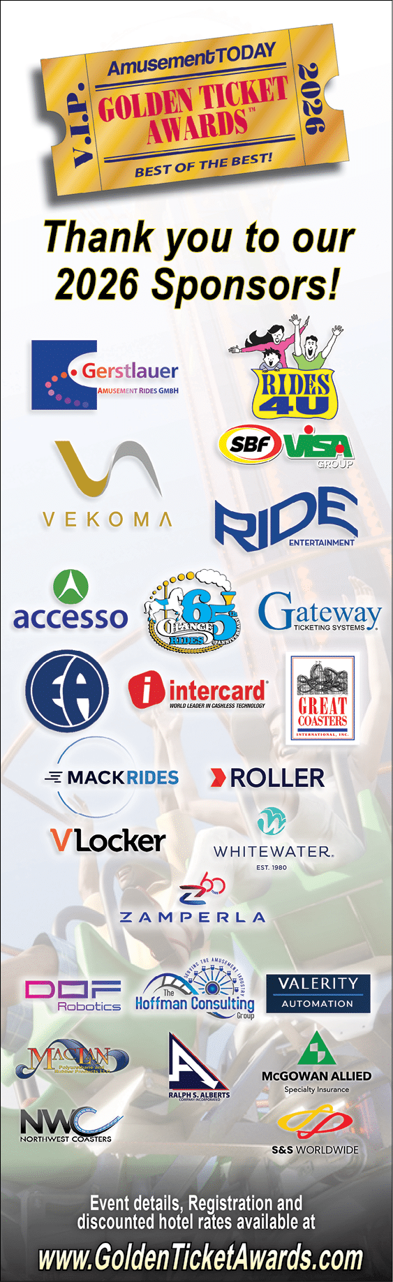 A poster with many logos on it. Description generated by AI