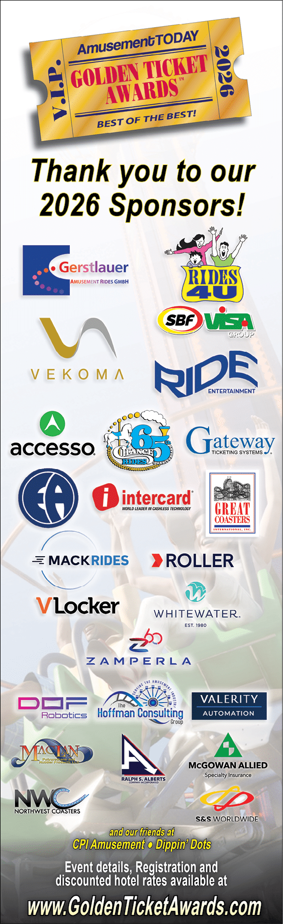 A poster with many logos on it. Description generated by AI