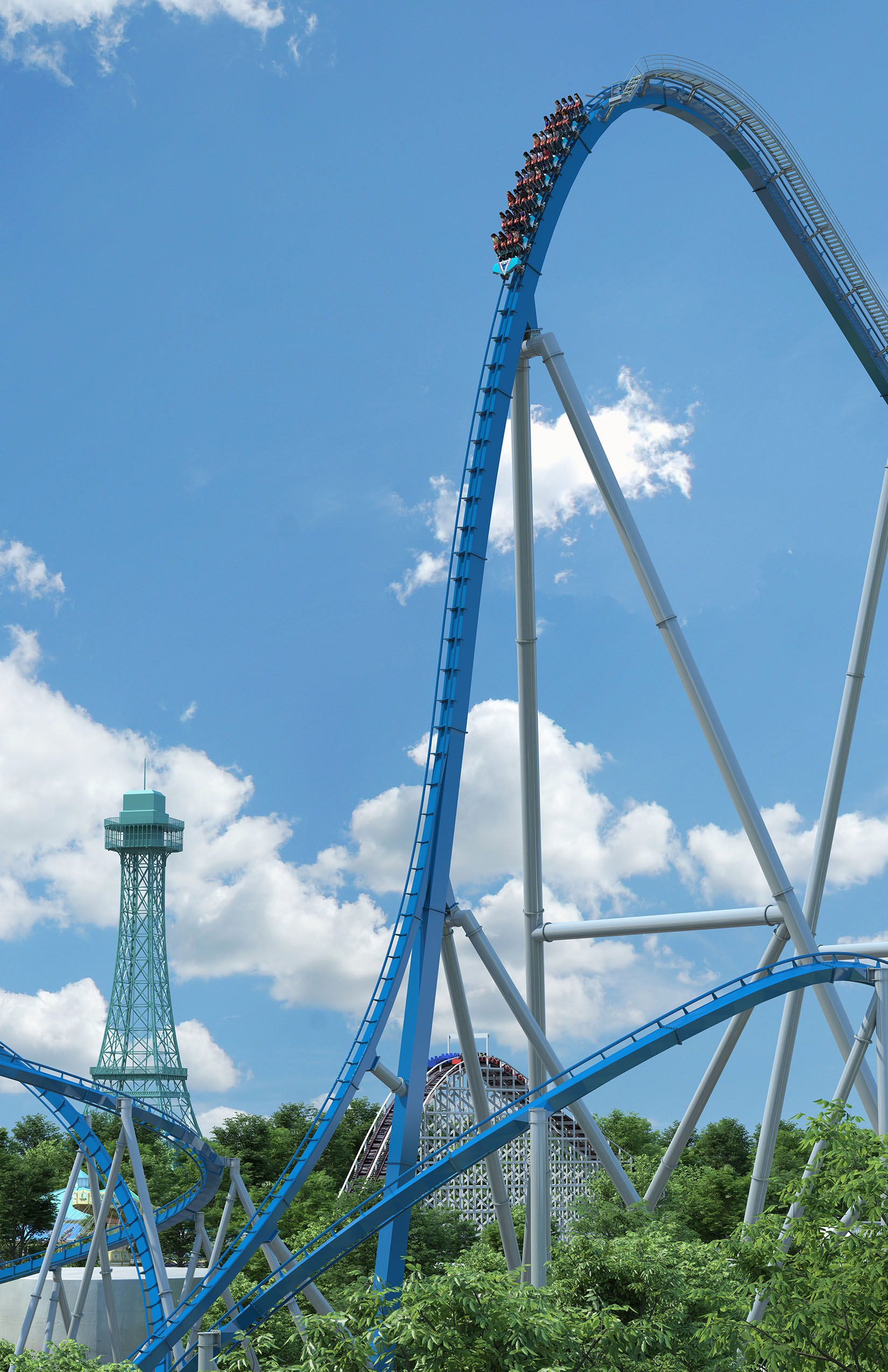 One of only seven giga coasters in the world to join Kings Island’s