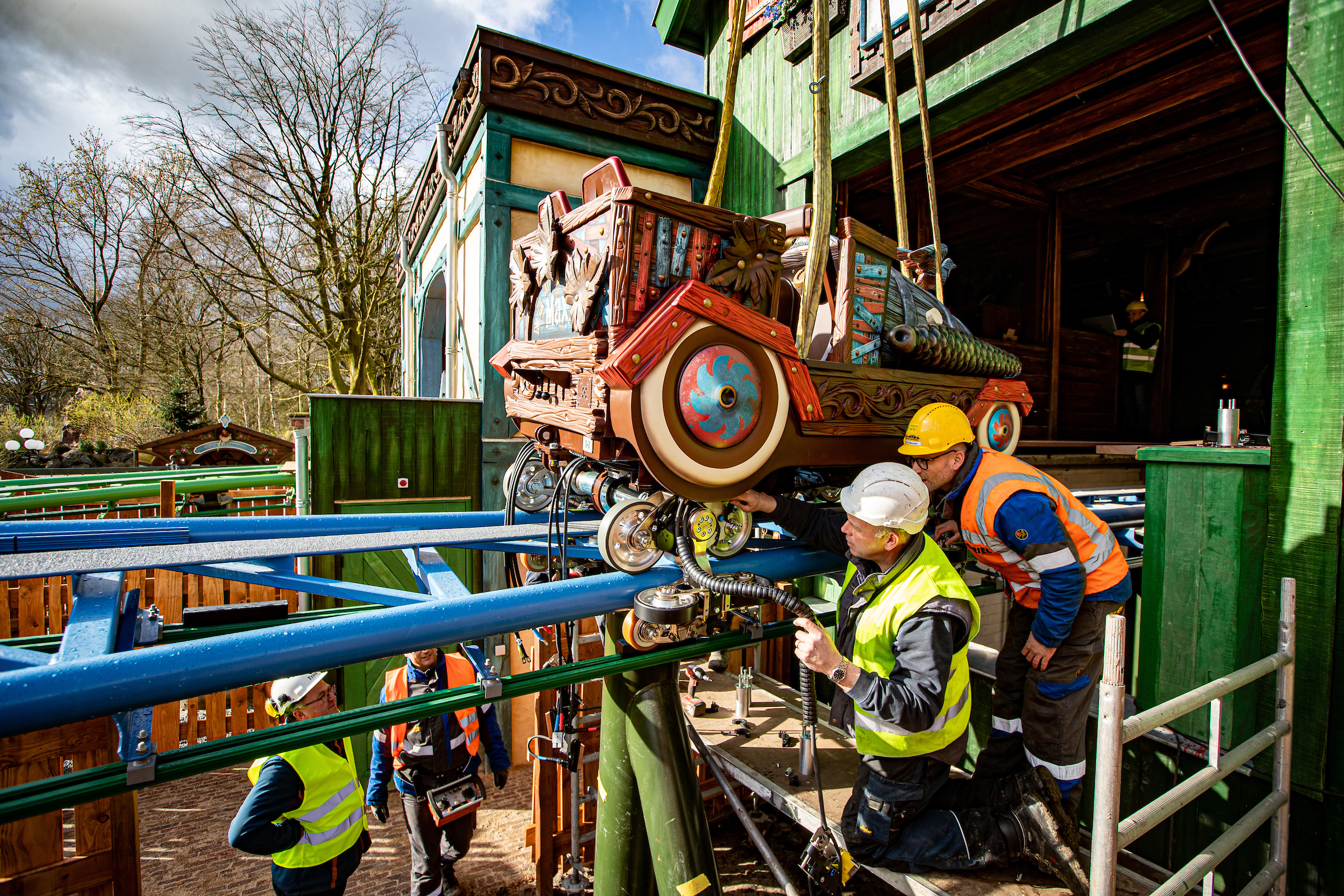 Efteling s new ride Max Moritz nears completion Amusement Today