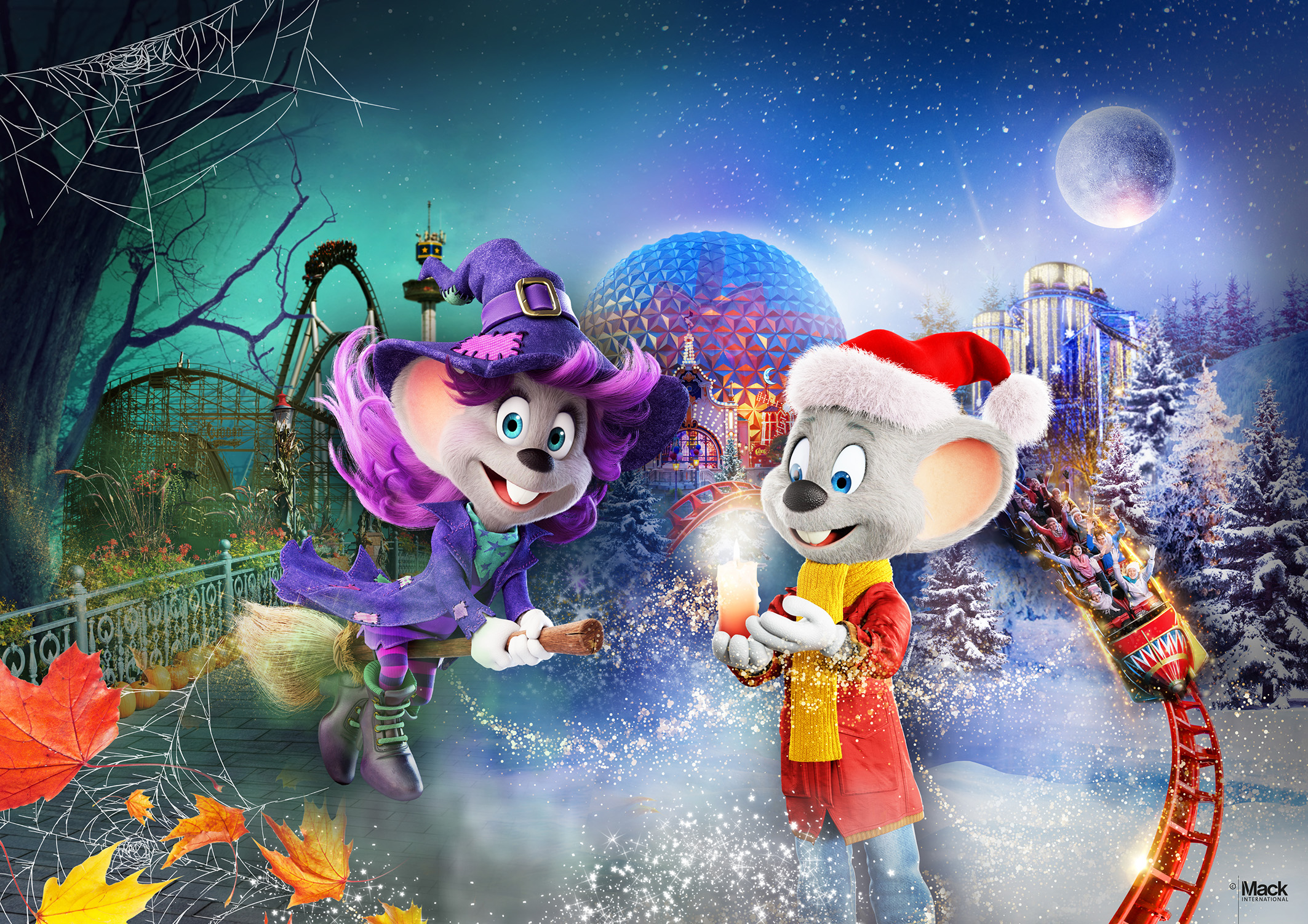 Hallowinter At Europa Park For The First Time Germany S Largest Theme Park Is Open Between The Halloween And Winter Seasons Amusement Today