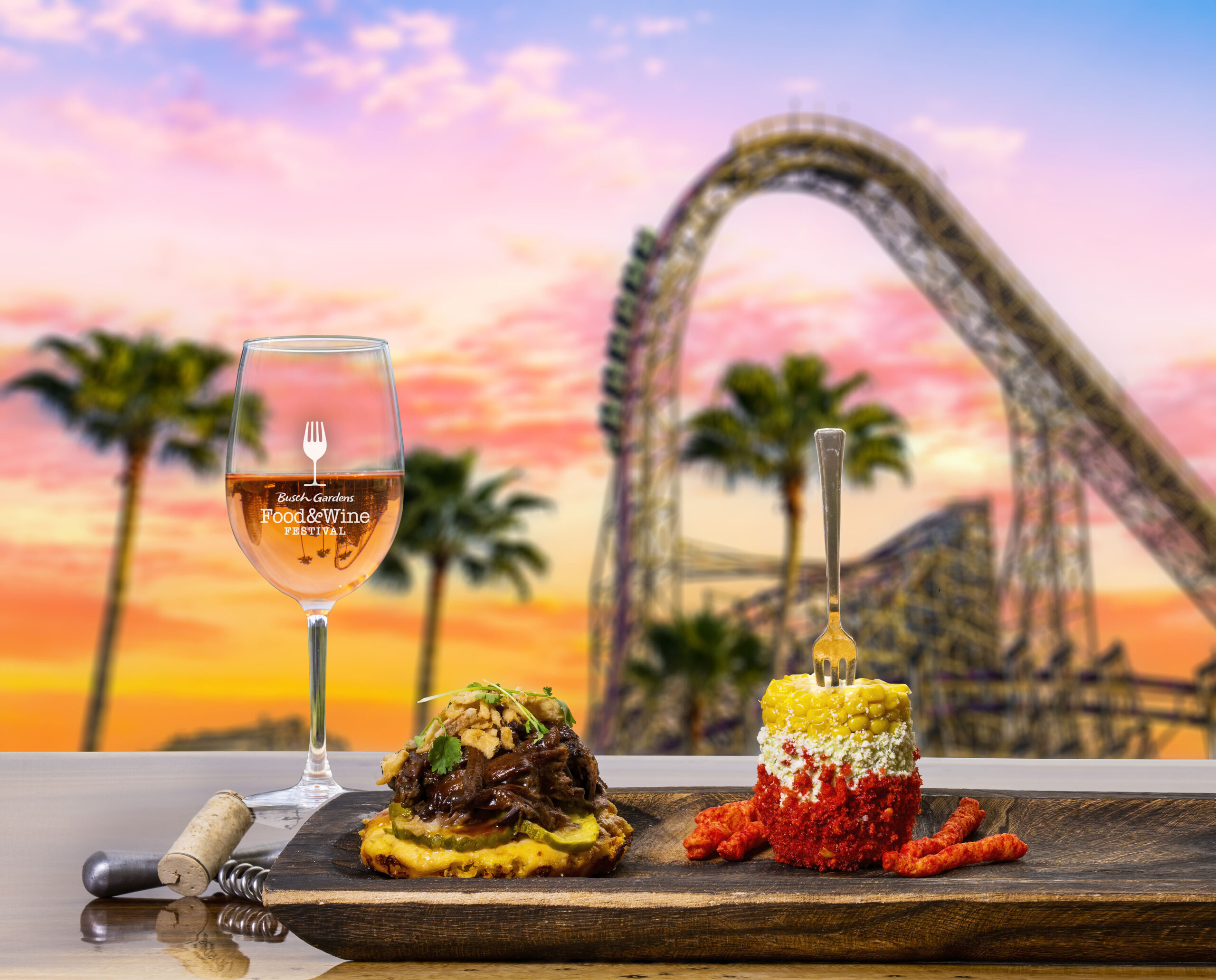 The Busch Gardens Food & Wine Festival returns on March 11 with festive