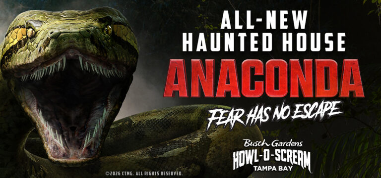 Anaconda at Busch Gardens Tampa Bay Howl-O-Scream