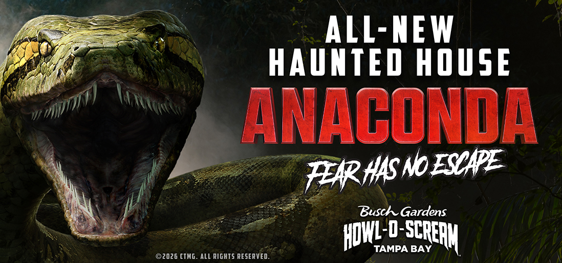 Anaconda at Busch Gardens Tampa Bay Howl-O-Scream