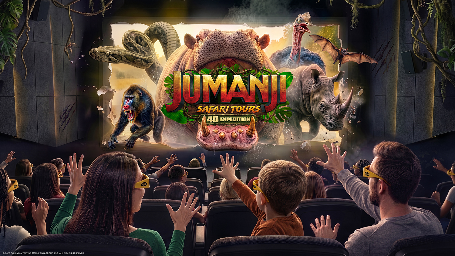 Madame Tussauds x Jumanji 4D Cinematic Adventure